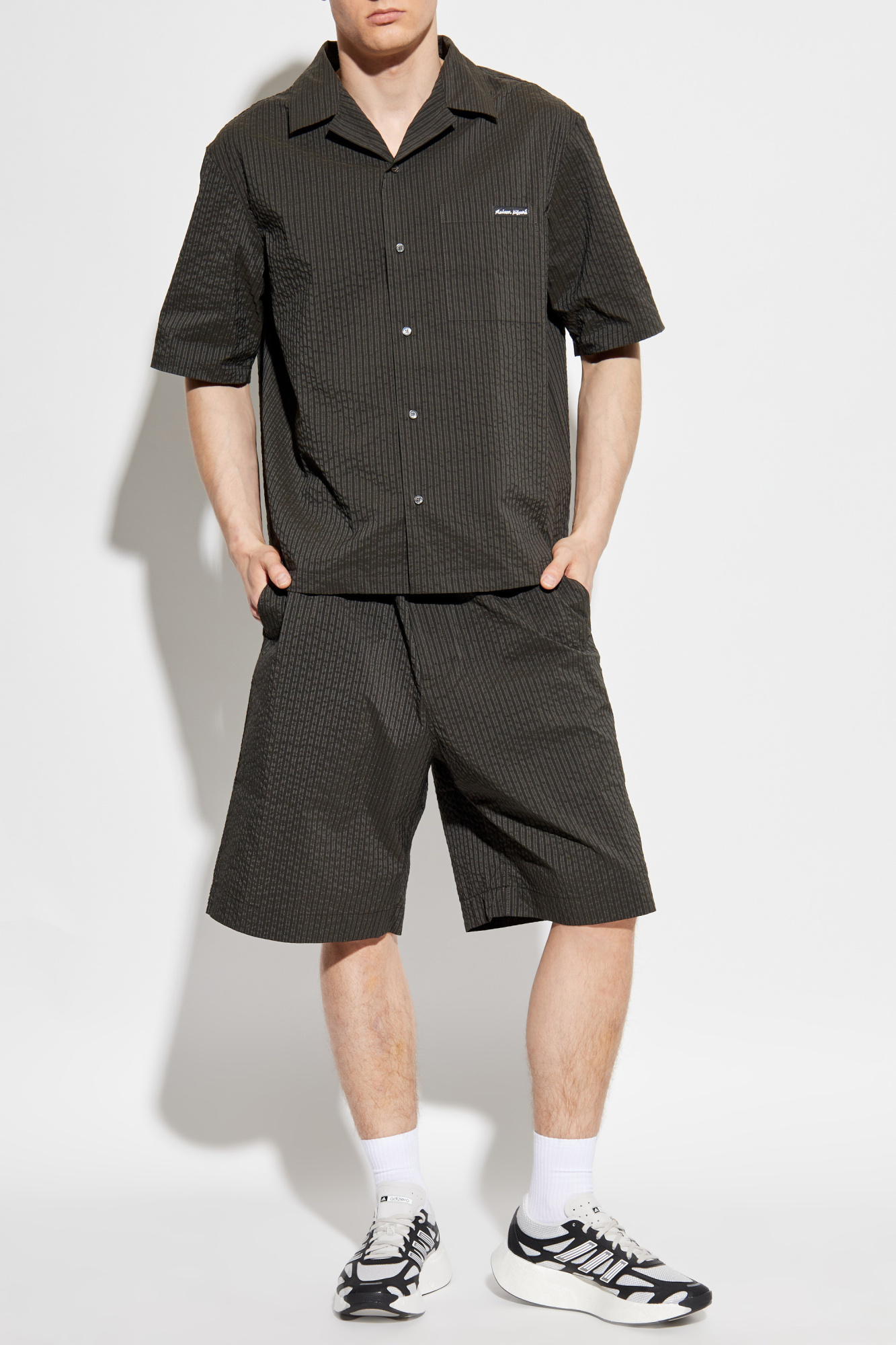 Maison Kitsuné Shirt with stripe pattern | Men's | Vitkac